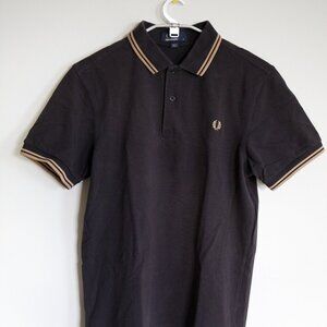 Fred Perry Twin Tipped polo shirt S small black